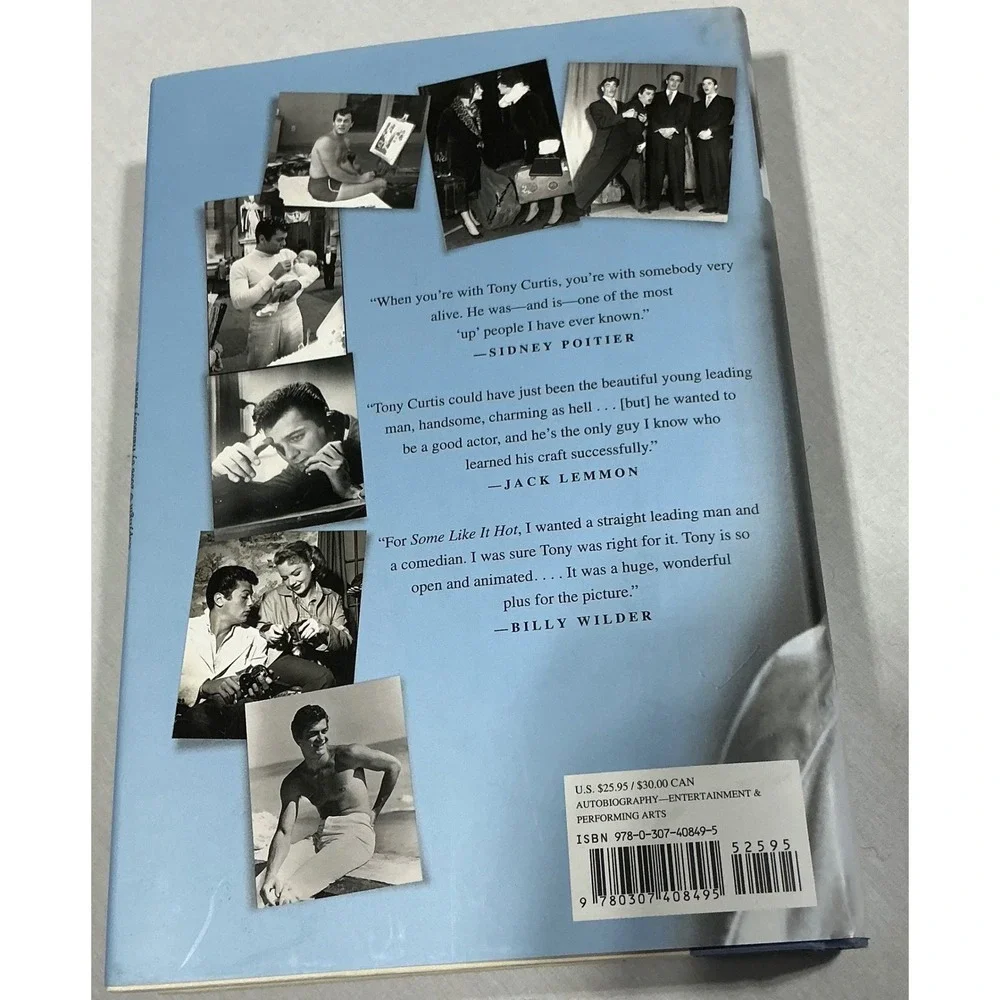 Tony Curtis American Prince Memoir Hardcover Hollywood Biography